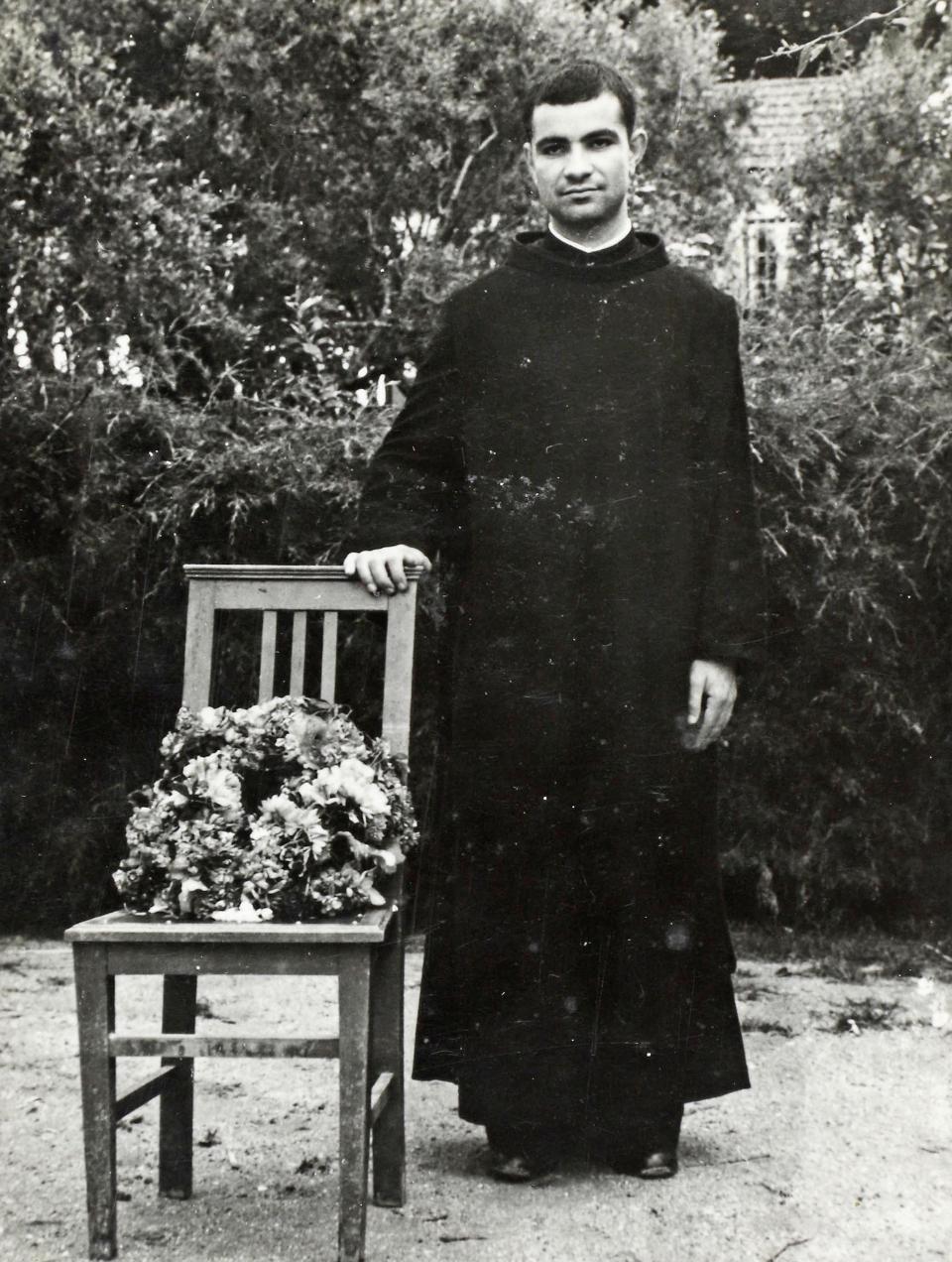 Padre Manuel Nogueira no Dia da Profissão Solene